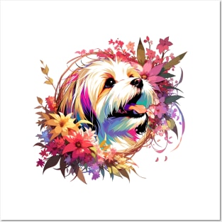 Havanese Joyful Portrait, A Mother's Day Dog Mom Gift Posters and Art